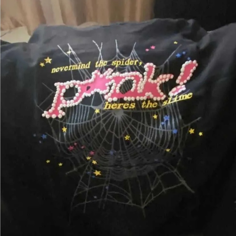PINK SPIDER HOODIES - Picture 2 of 3
